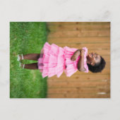 Bugs & Kisses Butterfly Classroom Valentine Foto Postkarte (Rückseite)