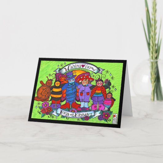 Bugs & Kisses Card Karte (Vorderseite)