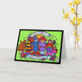 Bugs & Kisses Card Karte (Gelbe Blume)