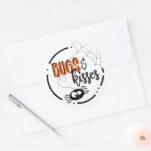 Bugs & Kisses Circle Halloween Stickers (Umschlag)