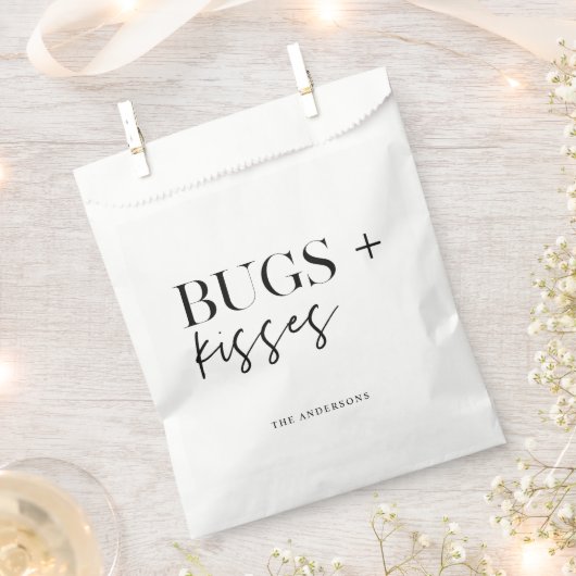 Bugs + Kisses Halloween Geschenktütchen (Ausgeschnitten)