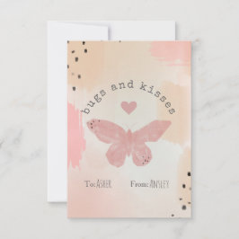 Bugs & Kisses Kids Butterfly School Valentine