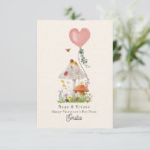 Bugs & Kisses Ladybug Klasse Valentine Karte (Stehend Vorderseite)