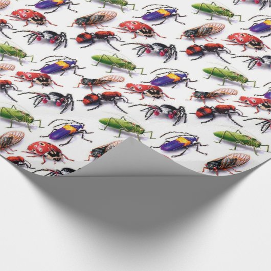 Bugs kriechen überall geschenkpapier (Ecke)