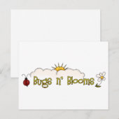 Bugs 'n' Blooms Postkarte (Vorne/Hinten)