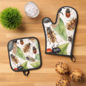 Bugs Ofenhandschuh & Topflappen-Set (Oben Unten)