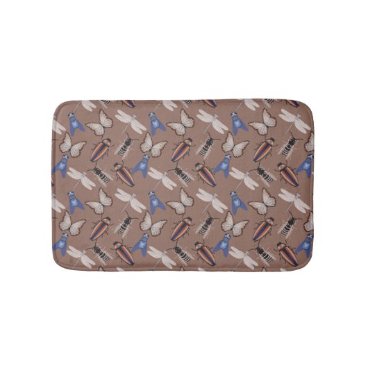 Bugs Pattern Badematte (Vorderseite)