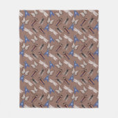 Bugs Pattern Fleecedecke (Vorderseite)
