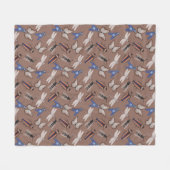 Bugs Pattern Fleecedecke (Vorderseite (Horizontal))