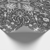 Bugs, schwarz, ganz weiß geschenkpapier (Ecke)