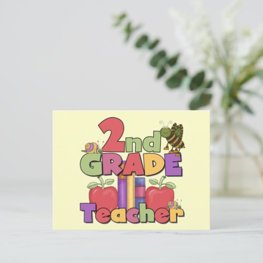 Bugs und Äpfel der zweiten Klasse - Hemden und Ges Postkarte (Stehend Vorderseite)