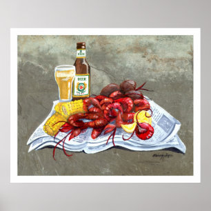 Bugs und Bräunen mit Grenzen Poster