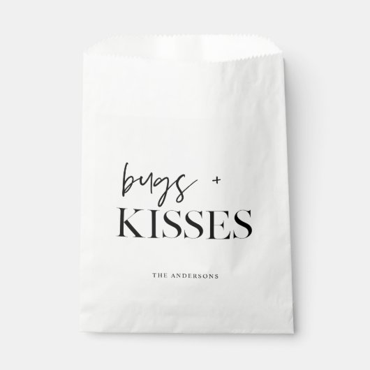 Bugs und Kisses Halloween Geschenktütchen (Vorderseite)