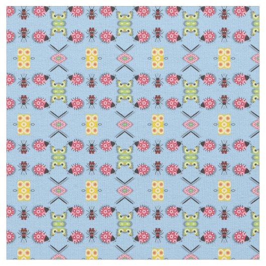 Bugs und Schmetterlinge Stoff (Nahaufnahme)