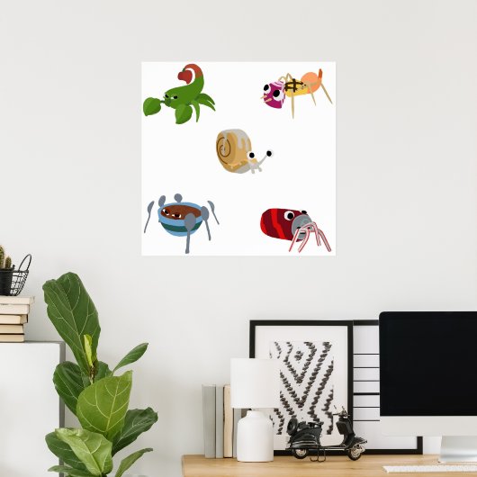 Bugsnax Best of Bugsnax Pack für Fans DM mir wenn Poster (Heimbüro)