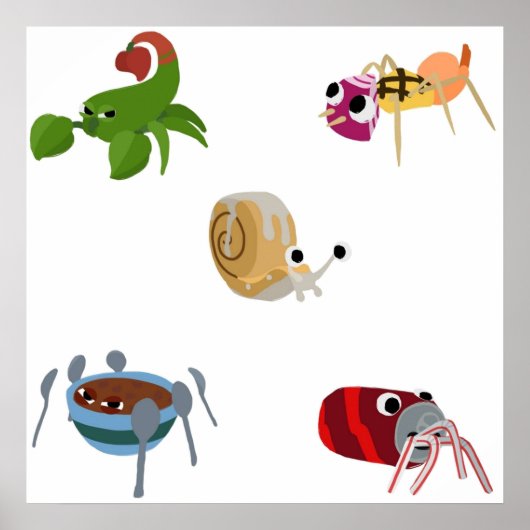 Bugsnax Best of Bugsnax Pack für Fans DM mir wenn Poster (Vorne)