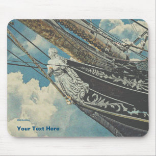 Bugsprietfigur der Barque Elissa Mousepad