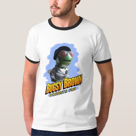 Bugsy Brown Wecker T-Shirt (Vorderseite)