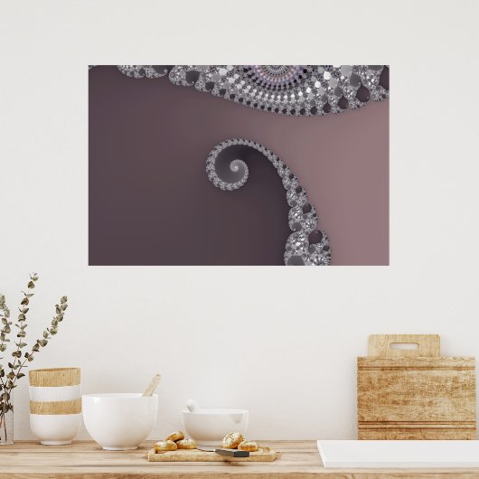 Bugtail - Fraktal Poster (Küche)