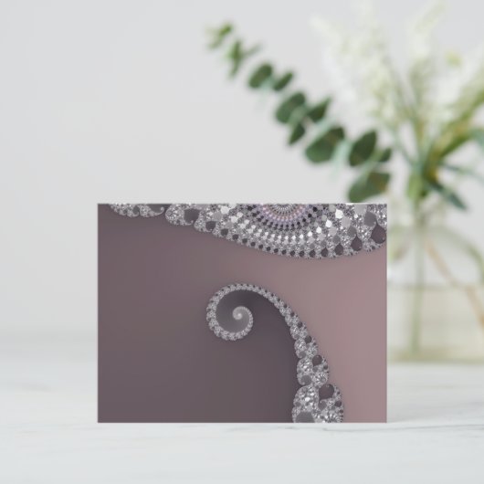 Bugtail - Fraktal Postkarte (Stehend Vorderseite)