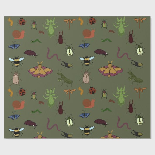 Bugtastic Wrapping Paper Geschenkpapier (Flach)