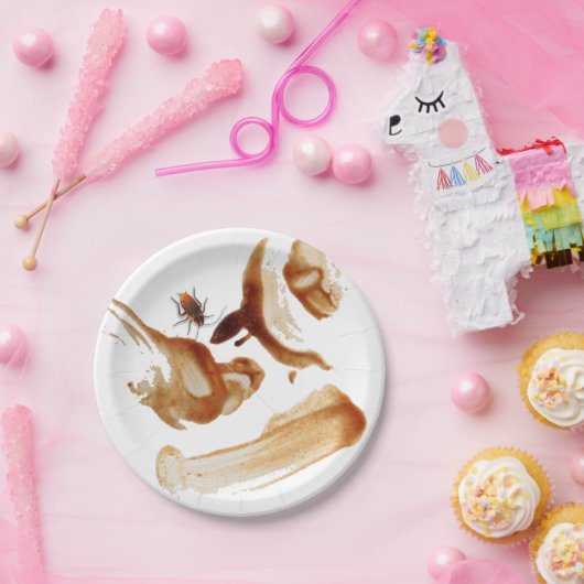 BugZeez™ Icky Sticky Rambling Roaches Pappteller (Party)