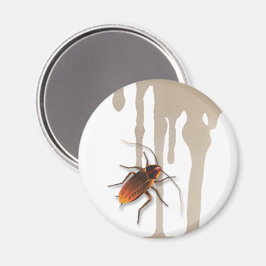 Bugzeez_Icky Sticky Roaches tränken Kühlschrankmag Magnet (Vorderseite/Rückseite)