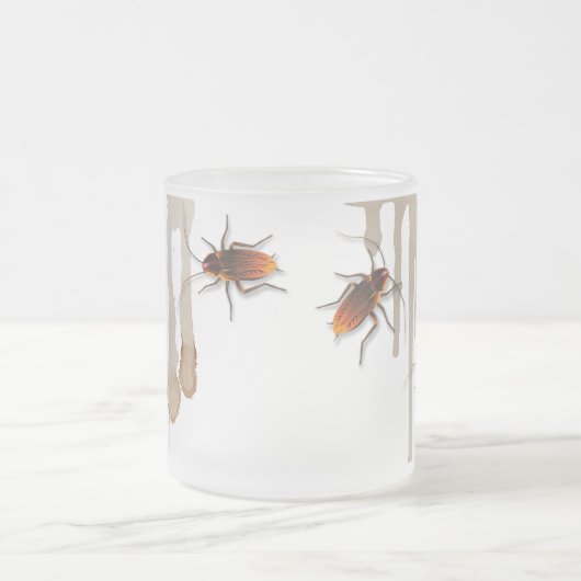 Bugzeez_Icky Sticky Roaches Tropfglas Tasse (Mittel)