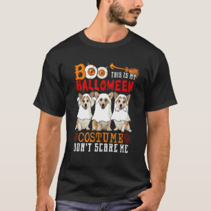 Buh Das ist mein Halloween-Kostüm Drei Corgi-Hunde T-Shirt