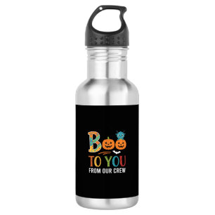 Buh dir Halloween-Crew-Design_1 Edelstahlflasche