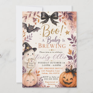 Buh! Ein Baby Braut Baby-Party Einladung