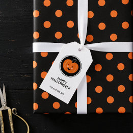 Buh! Frohes Halloween-Geschenk-Anhänger Geschenkanhänger