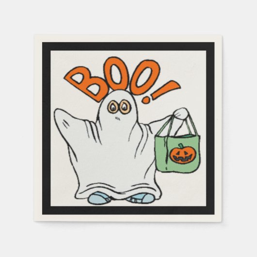 BUH ! GEIST SERVIETTE (Vorderseite)