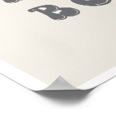 Buh! Halloween-Plakat Poster (Ecke)