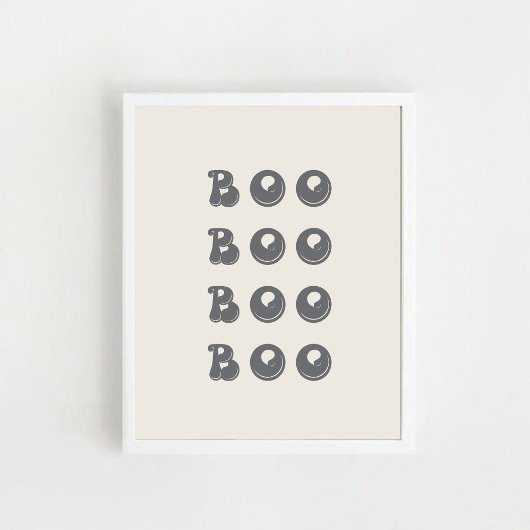 Buh! Halloween-Plakat Poster