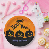 Buh! Ooooh! Frohes Halloween! Pappteller (Party)