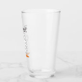Buh! Süßer Geist Lustiges Halloween-Pint-Glas Glas (Links)