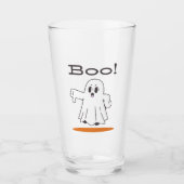 Buh! Süßer Geist Lustiges Halloween-Pint-Glas Glas (Vorderseite)