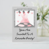 Bühne beleuchtet einladung (Stehend Vorderseite)