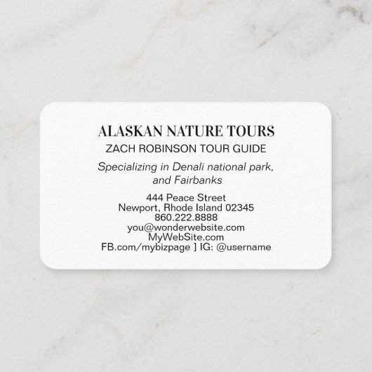 *~* Bühne Buck Antler Deer Mountain Stream Sun Visitenkarte (Rückseite)