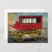 BÜHNE COACH POSTKARTE (Vorne/Hinten)