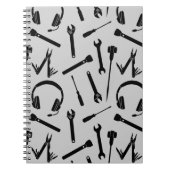 Bühne-Crew bearbeitet Notizbuch Notizblock (Vorderseite)