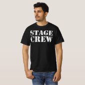 Bühne Crew - Theaterhintergrund Uniform T-Shirt (Vorne ganz)