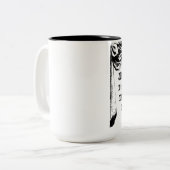 Bühne der Dummkopf-Zitat-Tasse, Shakespeare Zweifarbige Tasse (Vorderseite Links)