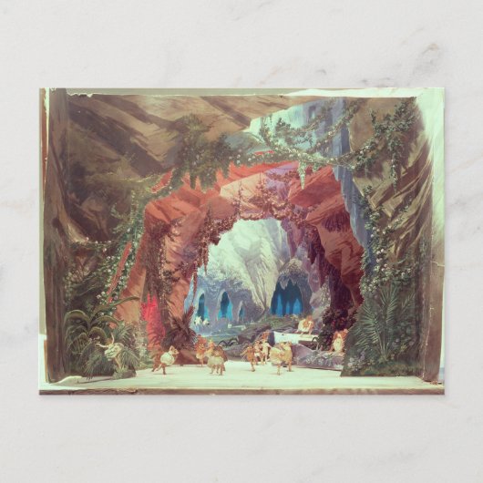 Bühne der Oper "Tannhauser" Postkarte (Vorderseite)