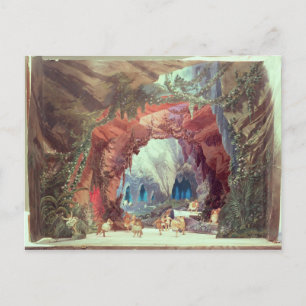 Bühne der Oper "Tannhauser" Postkarte