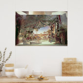 Bühne des Opernmodells "Die Meistersinger" Poster (Küche)