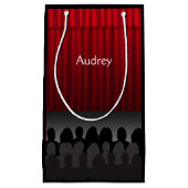 Bühne des Theaters Vorhang für die Performance Cus Kleine Geschenktüte (Vorderseite)