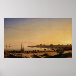 Bühne Fort 1862 Gemälde von Fitz Henry Lane - Poster