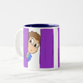 Bühne Fright Zweifarbige Tasse (Vorderseite Links)